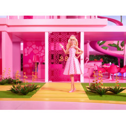 Barbie Le Film-Poupée Barbie En Robe Vichy Rose À Collectionner